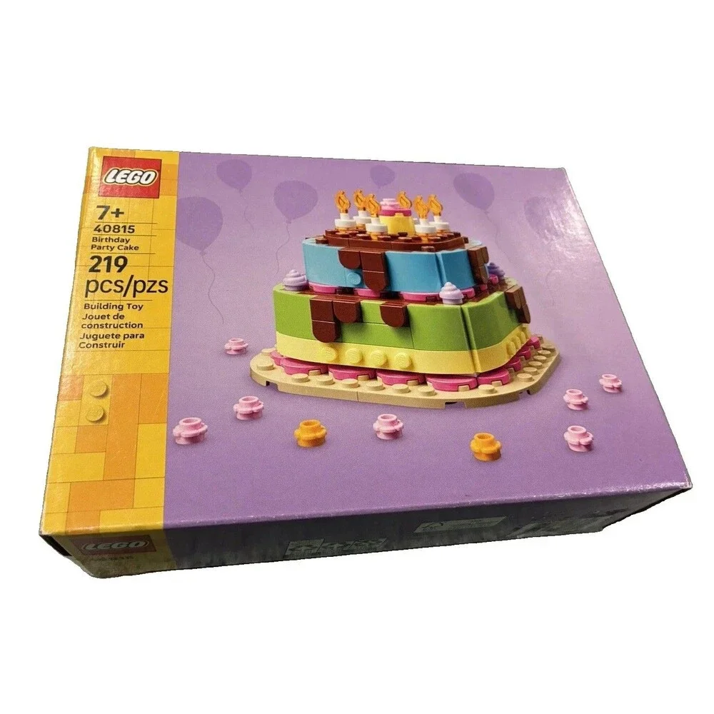 LEGO Birthday Cake 40815 Seasonal Party Set 219 pcs Age 7+ Box
